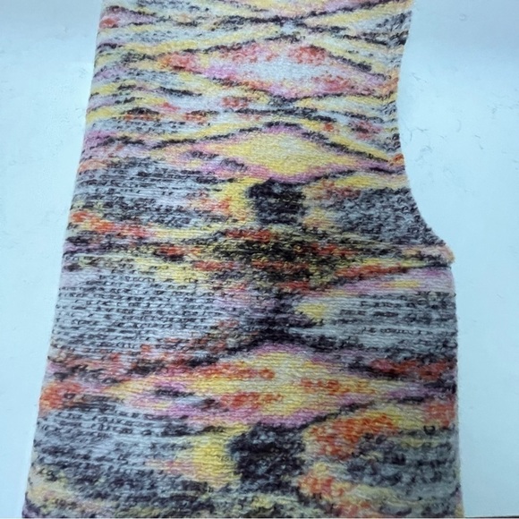 Free PEOPLE Layer Up Vest Wool and Sherpa Reversible Aztec Vest Sz XS Oversized - Picture 12 of 12